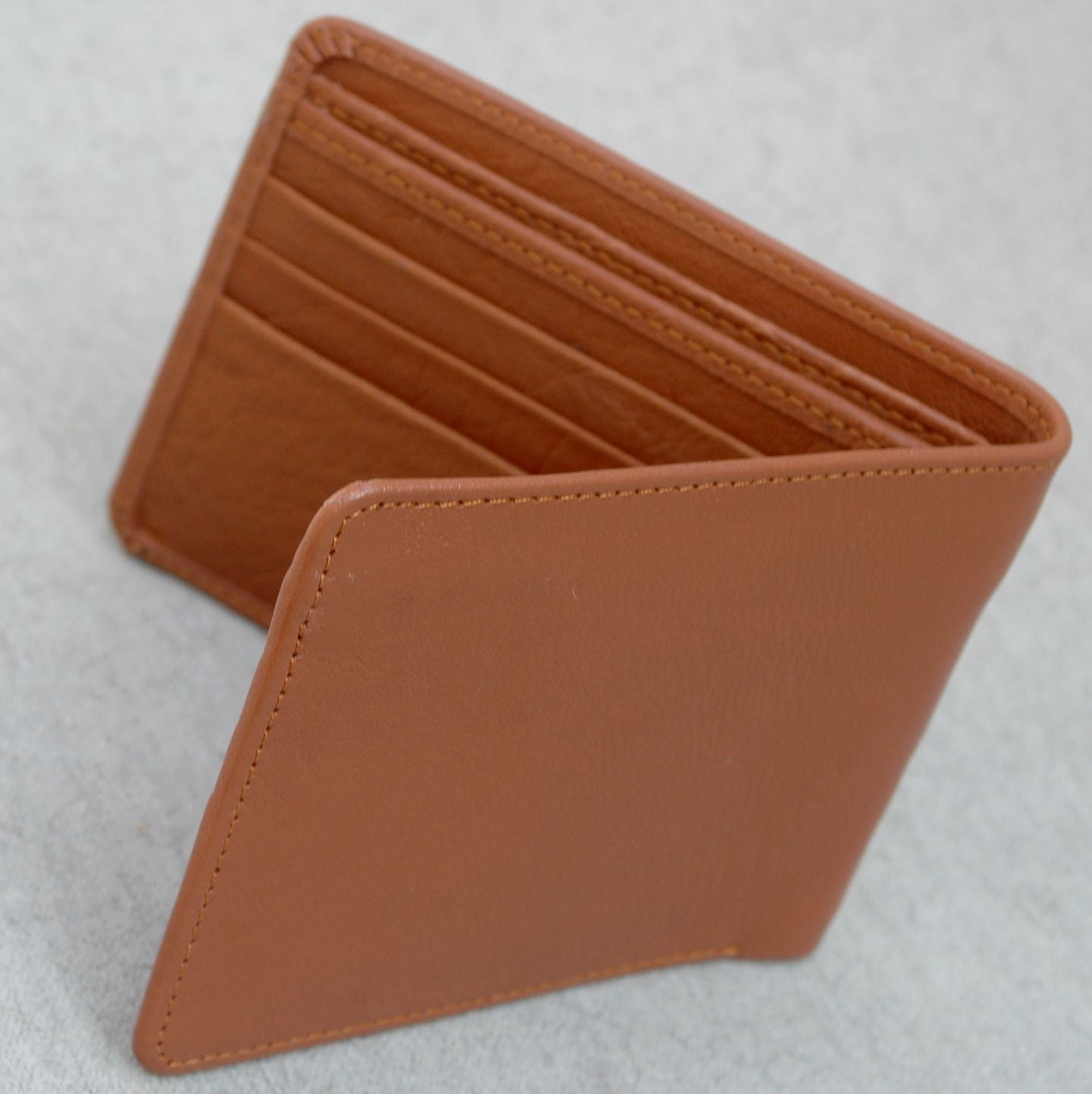 Genuine Cowhide Leather Wallet – Handmade Hair-On Hide Bifold