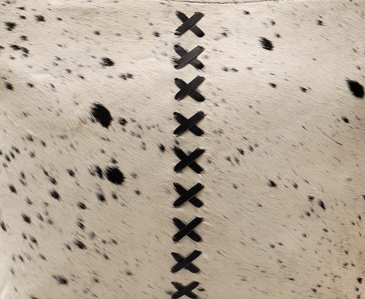 Premium Cowhide Leather Tote Bag – Handmade Genuine Hair-On Hide Handbag